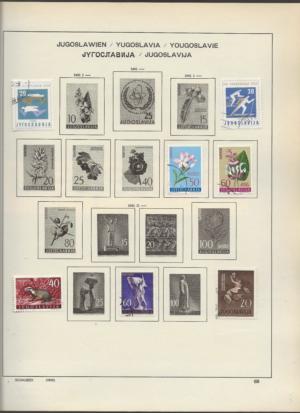 Tous les timbres: Marken Jugoslawien – D'occasion à Au ZH par xelagreb01 2