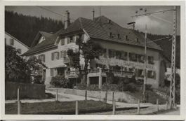 Les Hauts-Geneveys NE Hotel Gare et du Jura1950  sehr gut er