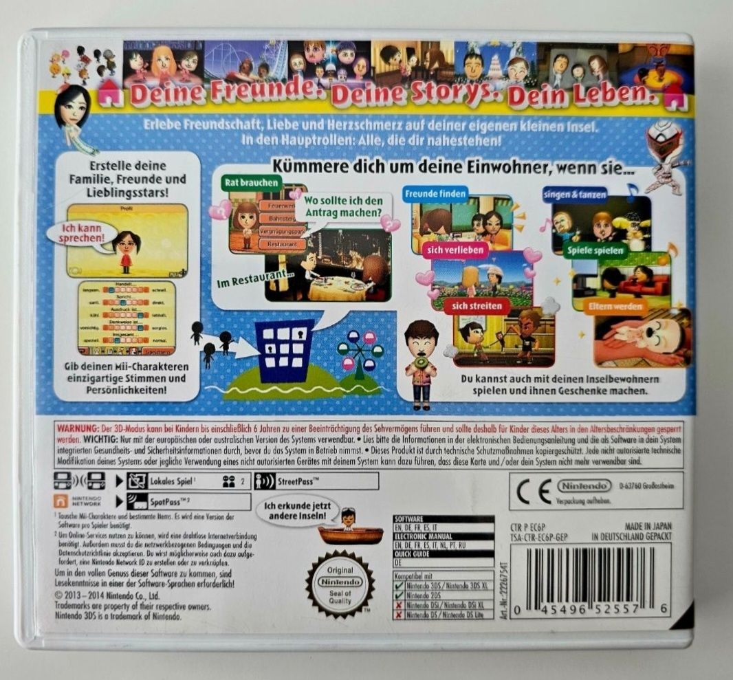 Nintendo Giochi: Tomodachi Life Nintendo 3DS – Usato da Holziken venduto da Miglioregamesnmore 1