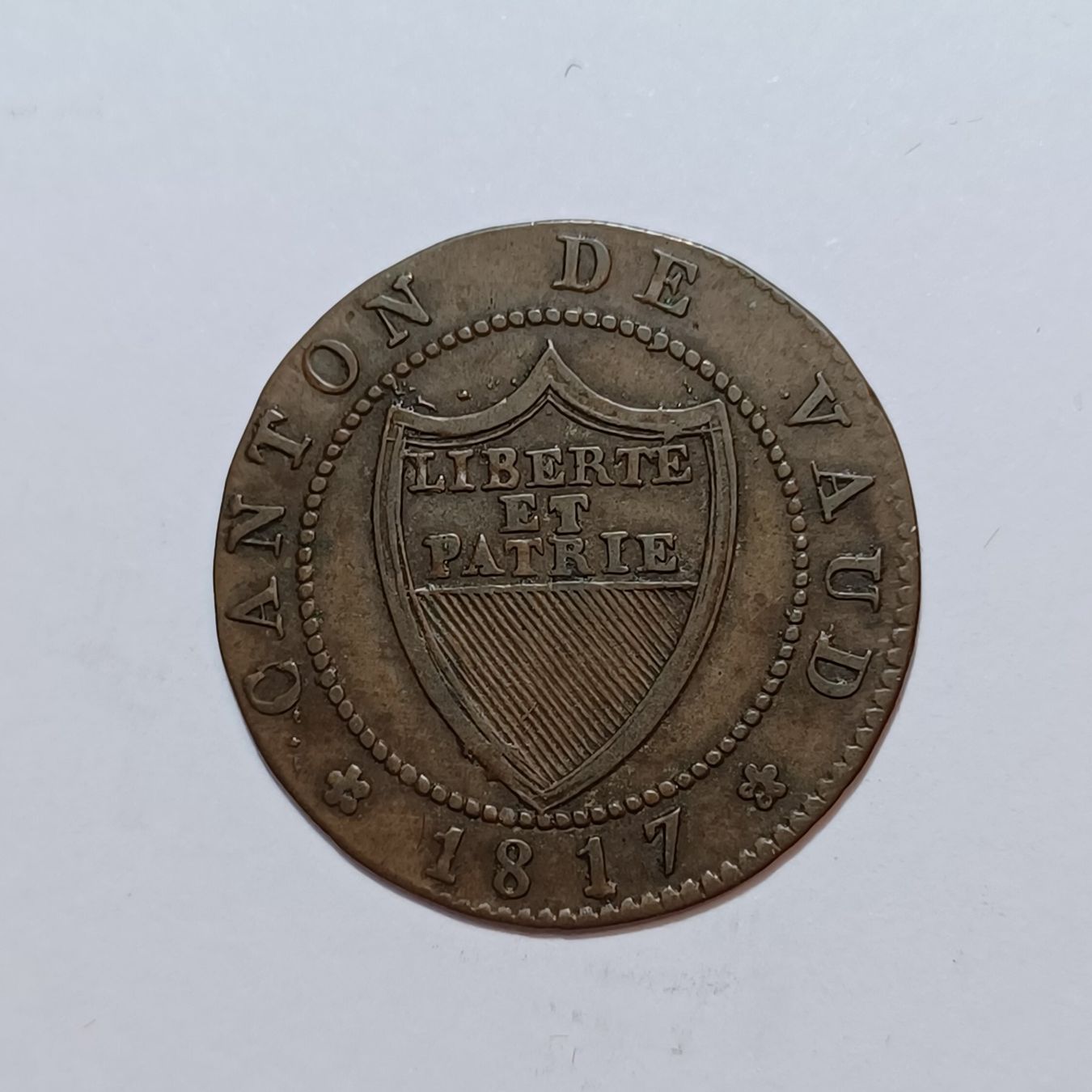 Alle Münzen: 1/2 Batzen 1817 Waadt – Gebraucht aus Pfäffikon ZH von Schweizer_Muenzen 1