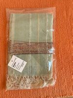 Schal - Foulard - Seide gemischt - türkis