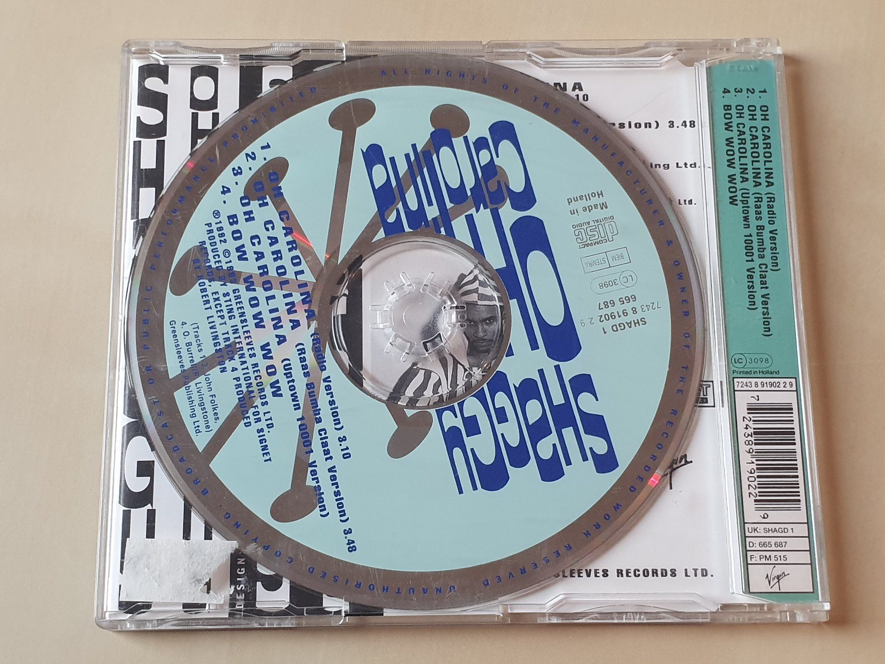 CD: Shaggy Oh Carolina – Usato da Stansstad venduto da collectorsshop 1