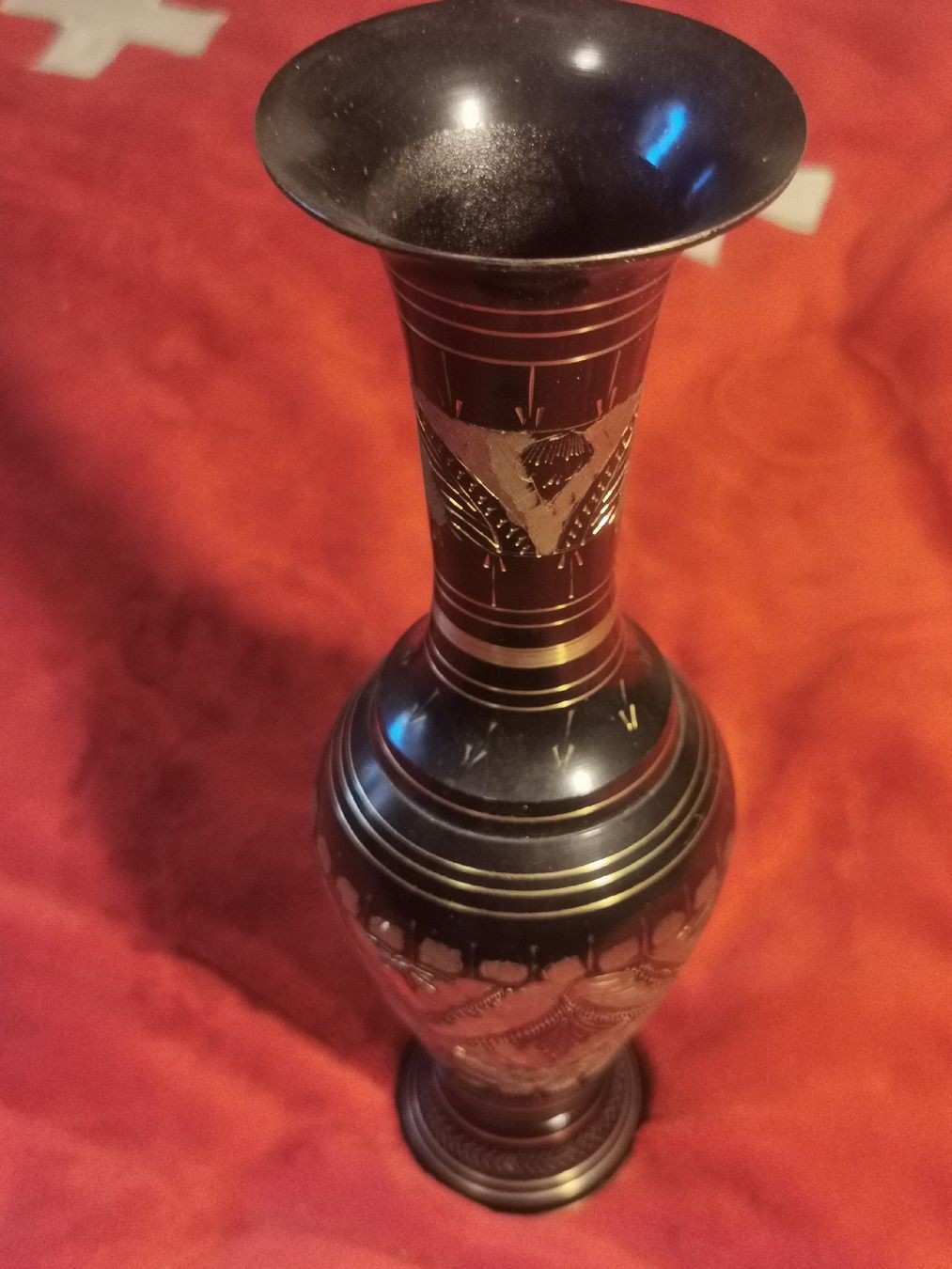 Vasi & Recipienti: Vase mit goldenen Ornamenten – Usato da Mellingen venduto da fra_g7y8 2