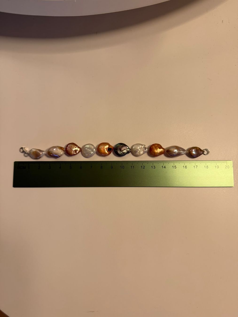 Bracciali & Braccialetti: Perlenarmband vielfarbig Keshi Barock, Süsswasserperlen – Nuovo (secondo la descrizione) da Thun venduto da Sde 1