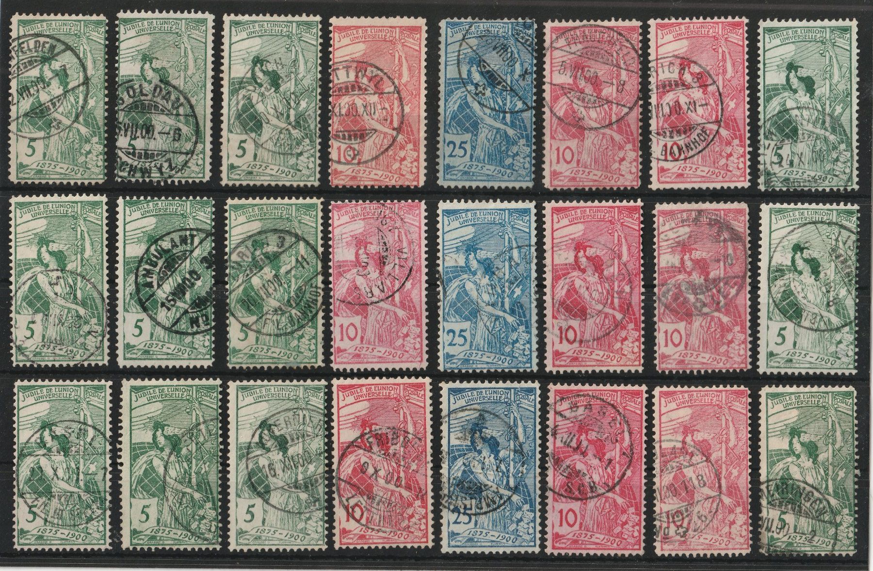 Tous les timbres: Lot UPU 1900. gestempelt – D'occasion à Kradolf par Sibang2