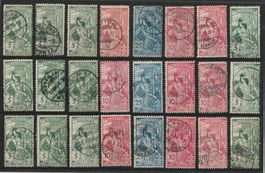 Lot UPU 1900. gestempelt