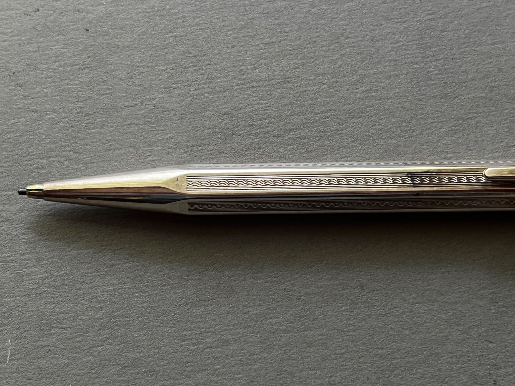Caran D'Ache Matite, matite colorate & gessi: Caran d’Ache Ecridor Minenhalter "Welle" versilbert ck – Usato da Zürich venduto da FV.vintage 5