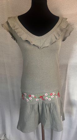 Sweatkleid von Blutsgeschwister mit Stickereien Gr. 36/38