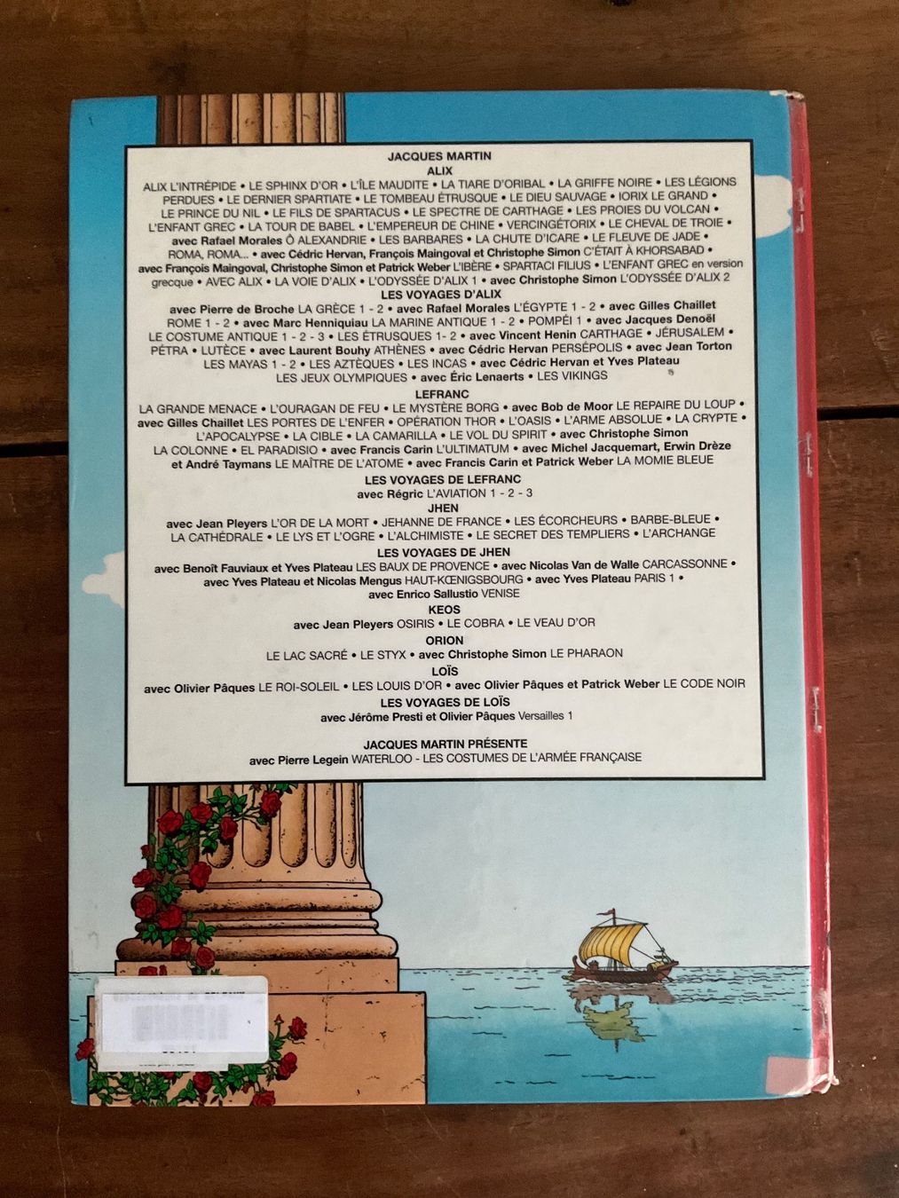 Fumetti: Alix - Le Sphinx d'Or - Jacques Martin - BD Casterman – Usato da Avenches venduto da Lactobacille 5