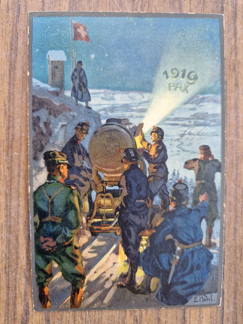 Cartoline postali: Ansichtskarte 1. Weltkrieg 1918 – Usato da Mörschwil venduto da aik_x8mc