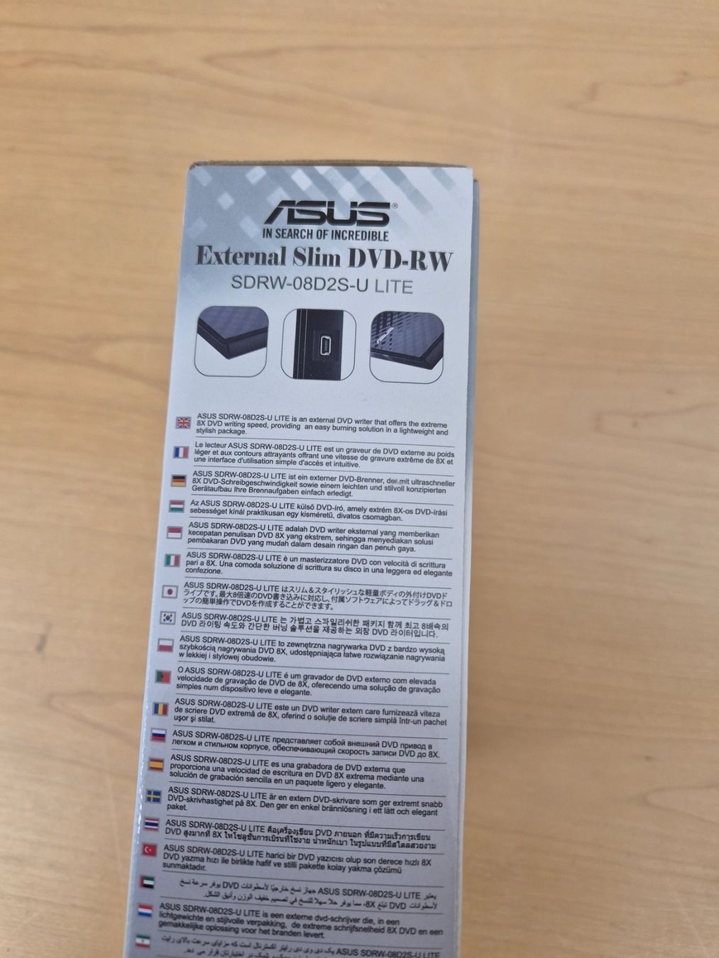 Tutti i DVDs: DVD-RW  Brenner Asus SDRW-08D2S-U – Usato da Elgg venduto da computerbrocki 2