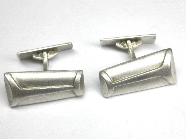 Manschettenknöpfe: Antik Manschettenknöpfe Silber 835 + Rusch – Gebraucht aus Ermatingen von Decovin
