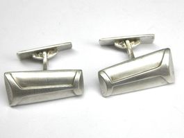 Antik Manschettenknöpfe Silber 835 + Rusch