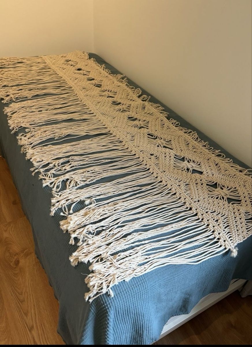 Boohoo Tutte le decorazioni: Handgemachtes Makramee Wandbehang - Boho Chic Deko! – Usato da Esslingen venduto da Sereno3 1