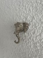 Wandhaken aus Aluminium / Elefantenkopf
