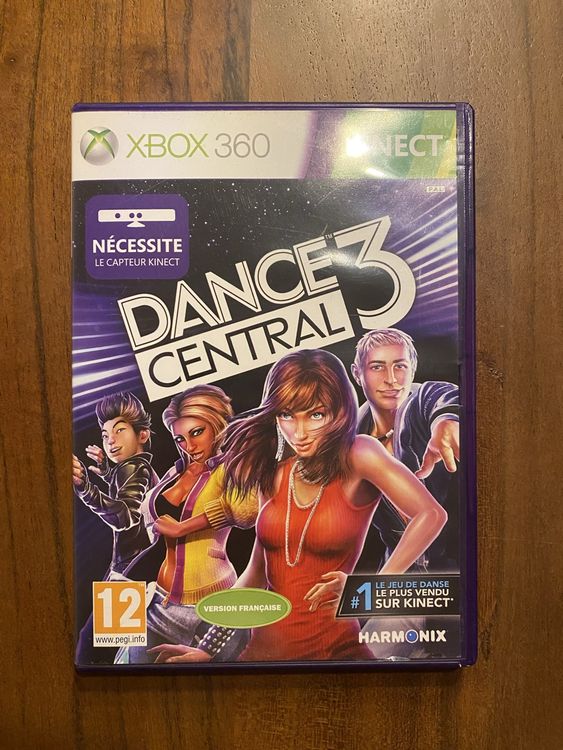 Jeu Dance Central Pour Xbox 360 Kinect - Version PAL Complète (boîte, Instructions) - Très Bon état