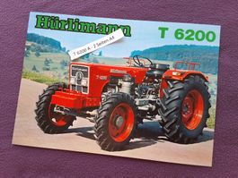 Hürlimann Traktor T 6200A mit ZF Allrad  Prospekt, Top Kopie