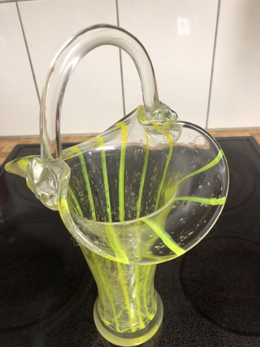 Murano Vasi & Recipienti: Murano Vase Form eines Korbes – Usato da Reinach AG venduto da Steinbock1963 1