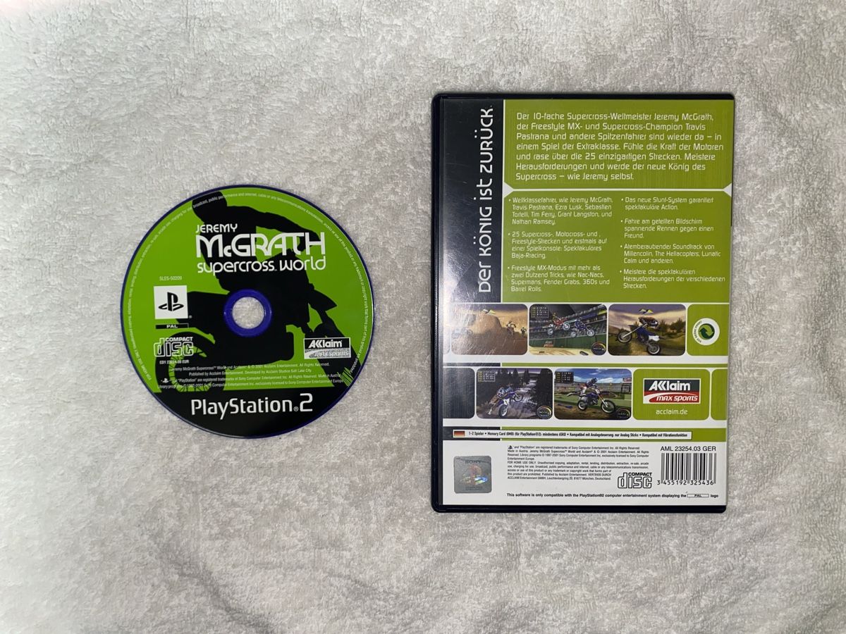 Sony Spiele: Jeremy McGrath Supercross World PS2 – Gebraucht aus Reichenbach i. K. von Daniel840 1