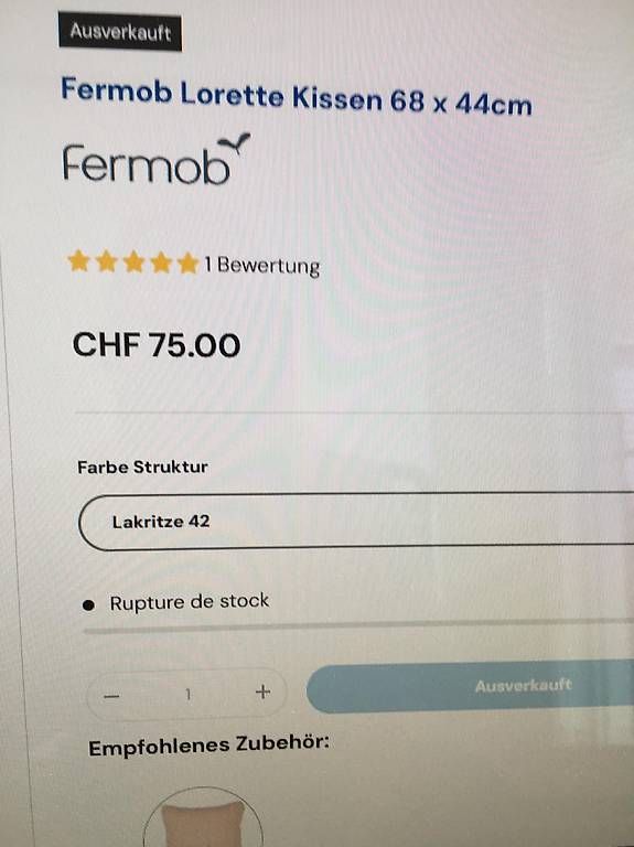 Cuscini: Outdoor Kissen Fermob  – Usato da Laupen ZH venduto da Rango3 4