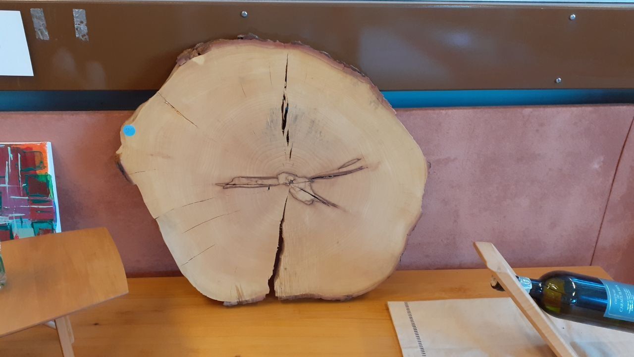 Articoli in legno: Baumscheibe Birnbaum gedämpft geölt – Nuovo (secondo la descrizione) da Jona venduto da Josefdobler 7