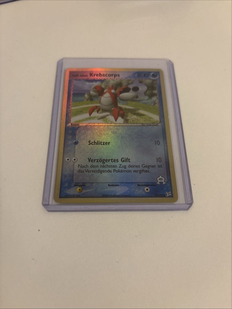 Pokémon Carte collezionabili: Team Aqua Corphish 51/95 Team Aqua Reverse Holo – Usato da Niederurnen venduto da leo_29l5