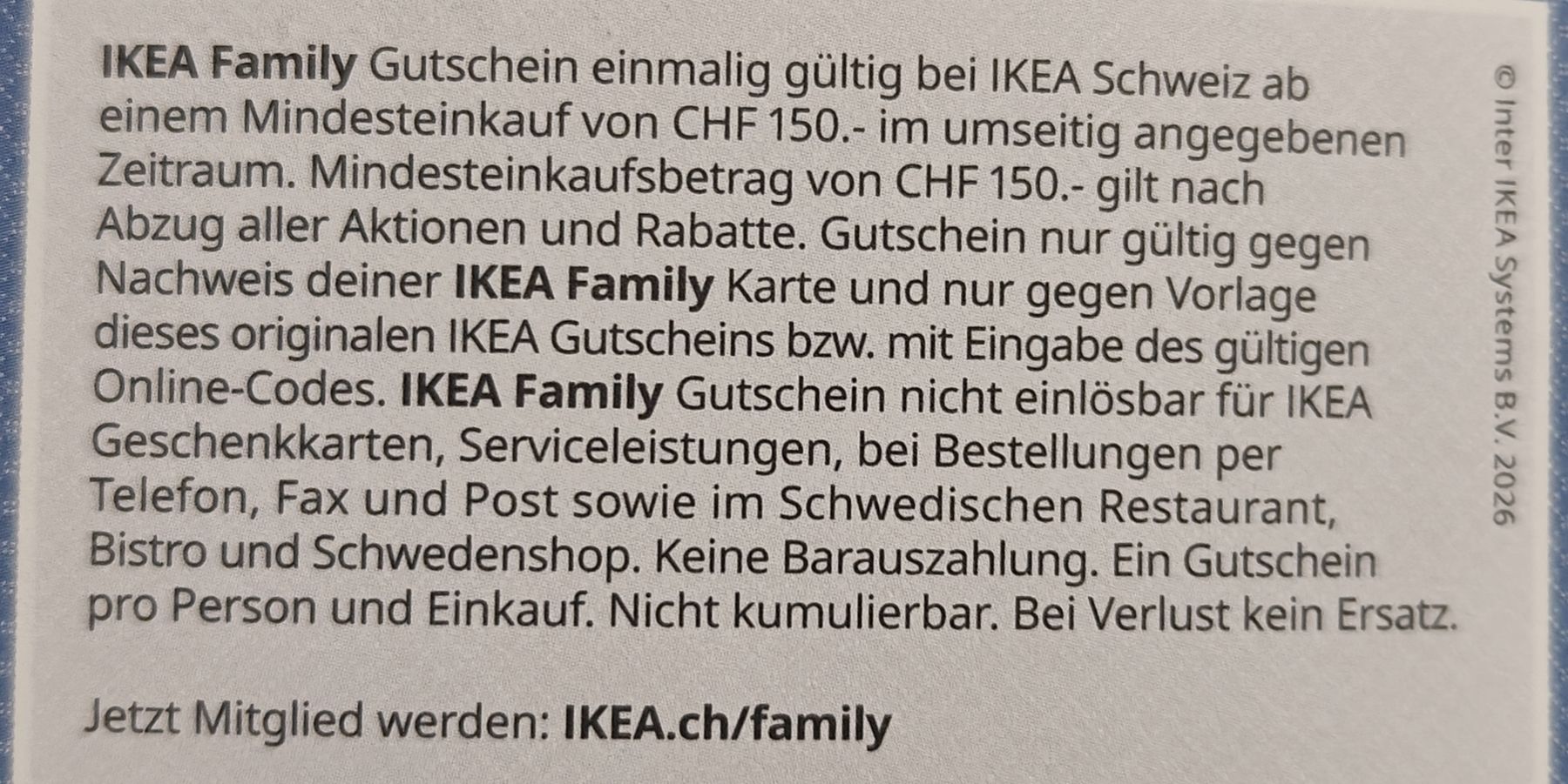 Ikea Buoni: 20.- CHF IKEA Gutschein – Nuovo e nell'imballaggio originale da Erlenbach ZH venduto da spl_k6ns 1