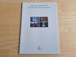 Mercedes-Benz Sonderausstattungen Katalog 1991