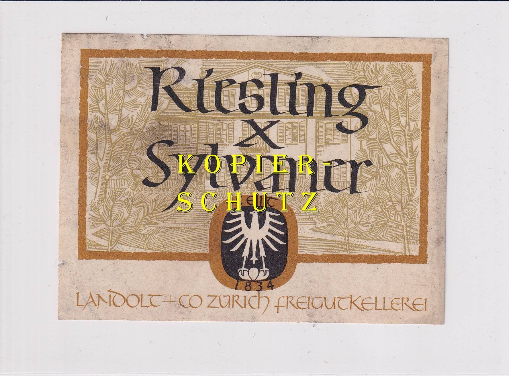 Carta: Etikette - Riesling x Sylvaner /bd – Usato da Hombrechtikon venduto da Rudolf07