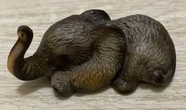 Elefant liegend Keramik indisch handbemalt royal unbespielt