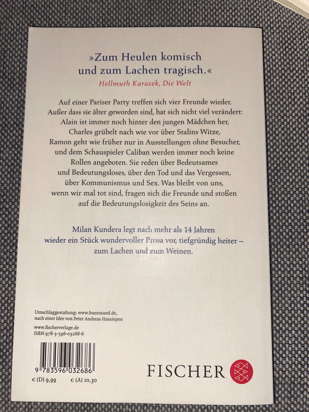 Libri: Milan Kundera - Das Fest der Bedeutungslosigkeit – Usato da Schmerikon venduto da tam_k9vb 1