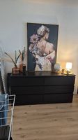 Kommode Malm (160cm) schwarzbraun