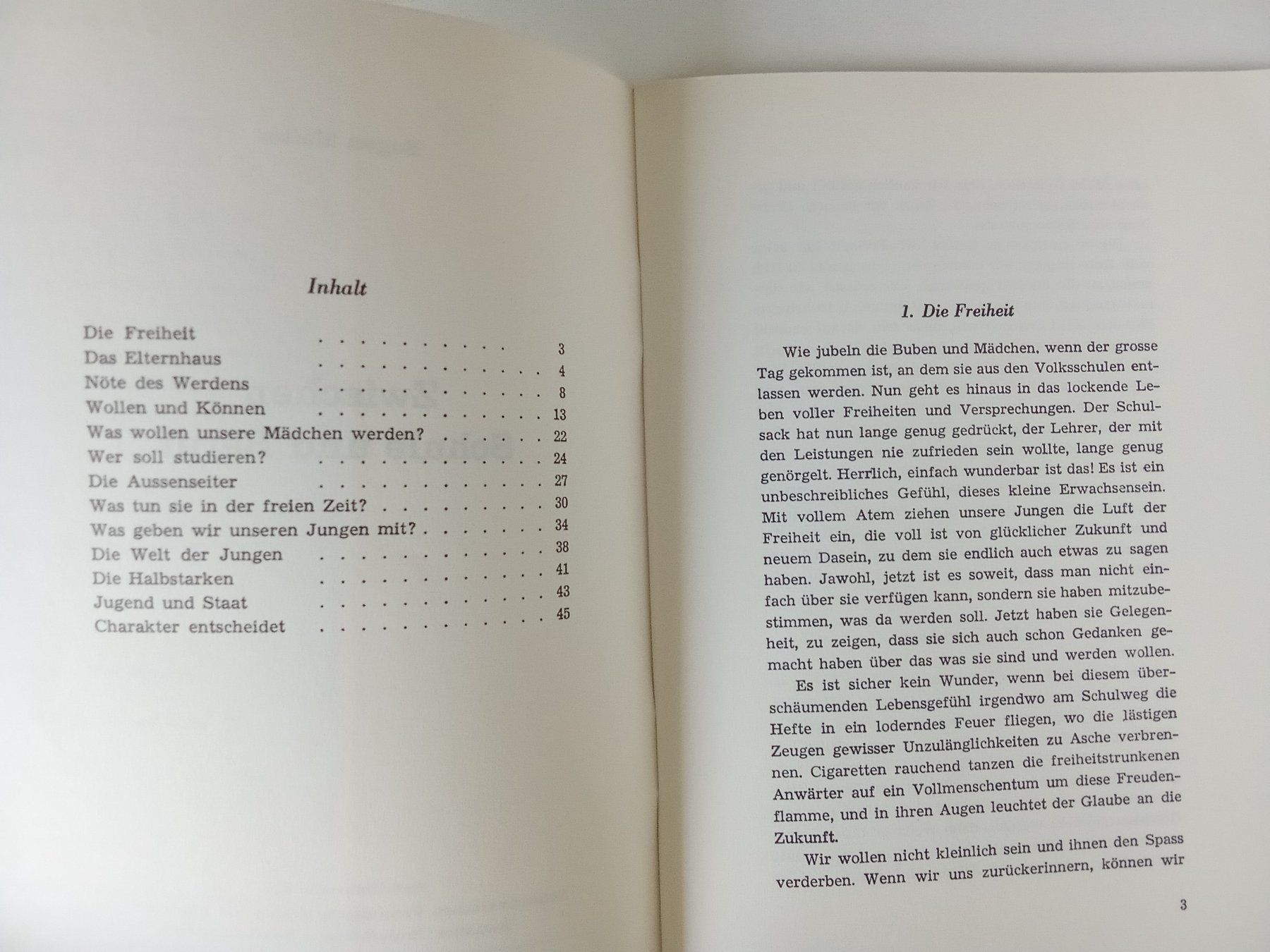Libri: Zwischen Schule und Beruf, 1962 – Usato da Bilten venduto da Bora3 2