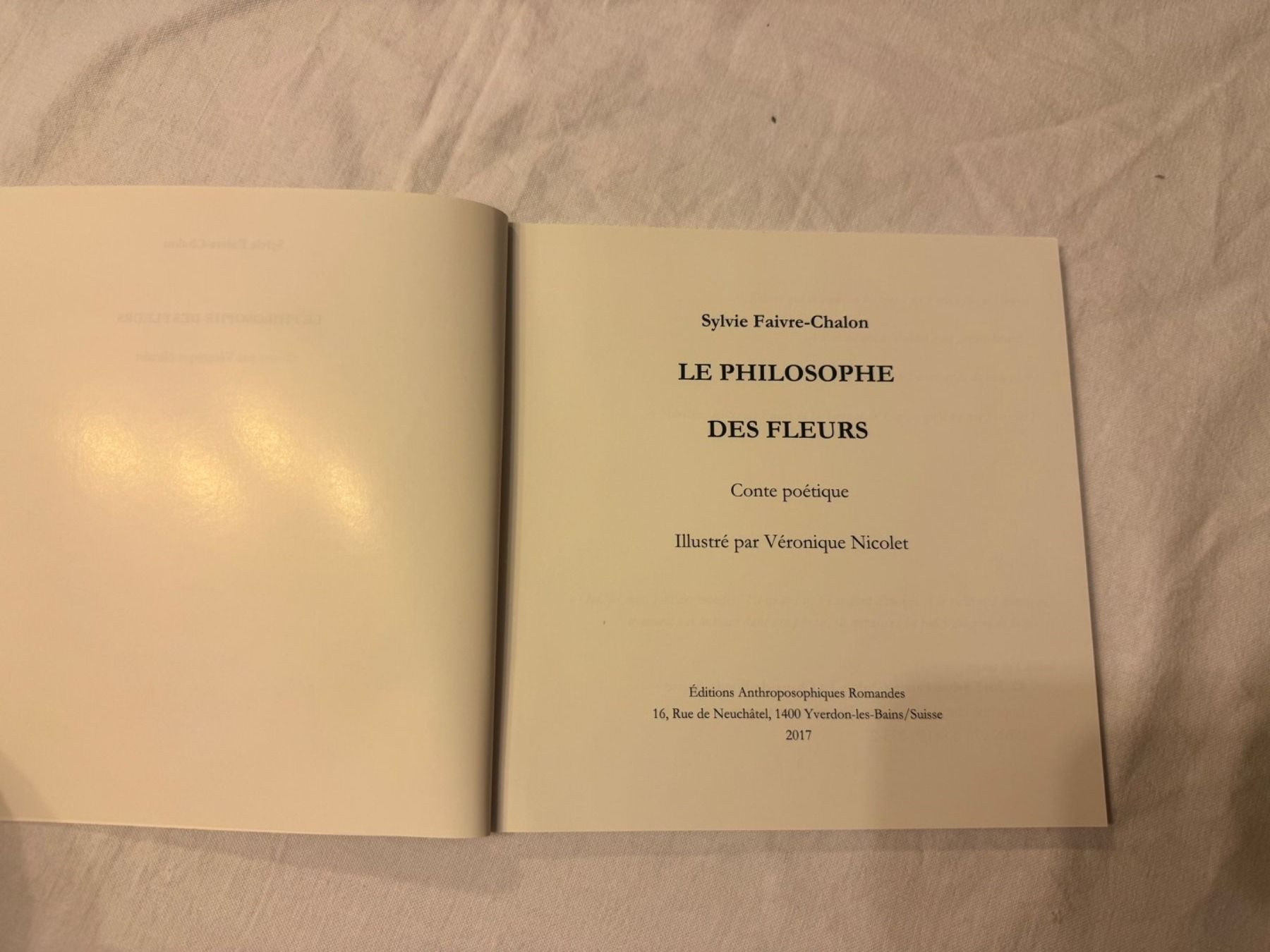 Libri: Livre "Le Philosophe des fleurs" illustré – Usato da La Chaux-de-Fonds venduto da Marteaux 2