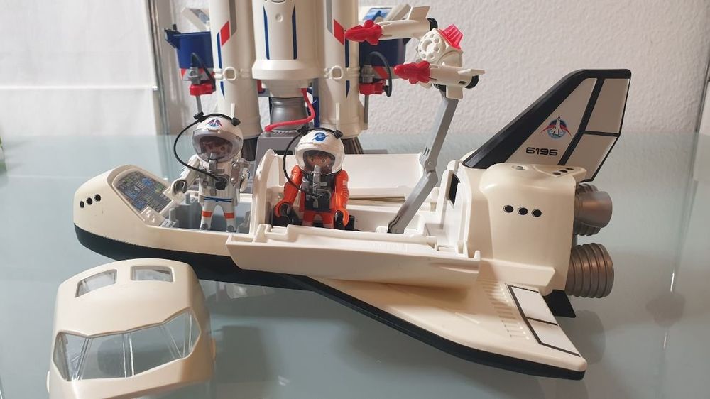 PLAYMOBIL Rakete & Basisstation & Space Shuttle ect. (Gebraucht) in ...