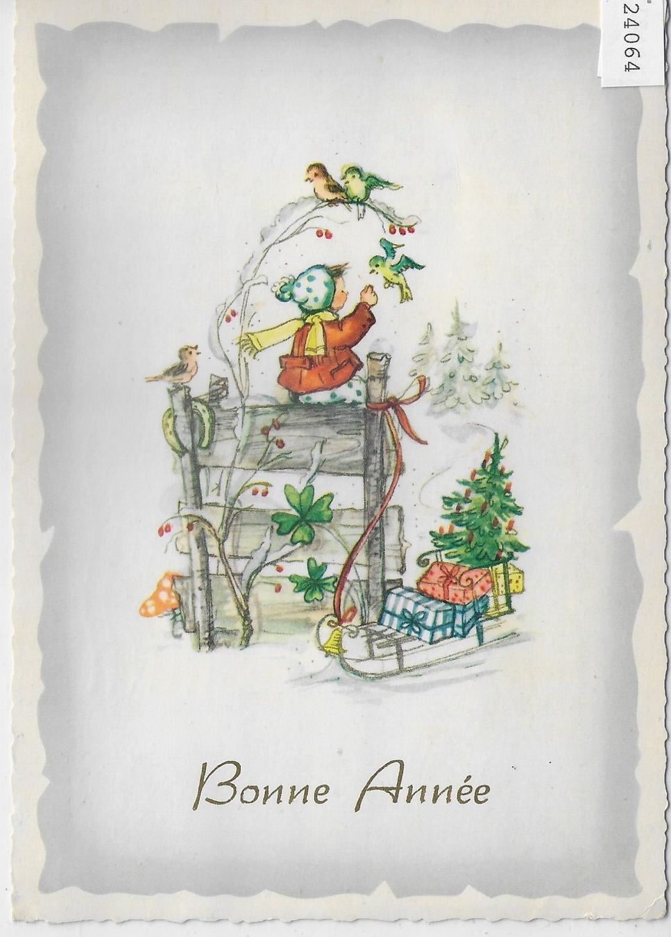 Ansichtskarten: Bonne Annee - Neujahrsgrüsse – Antik aus Ettingen von Kartenplanet
