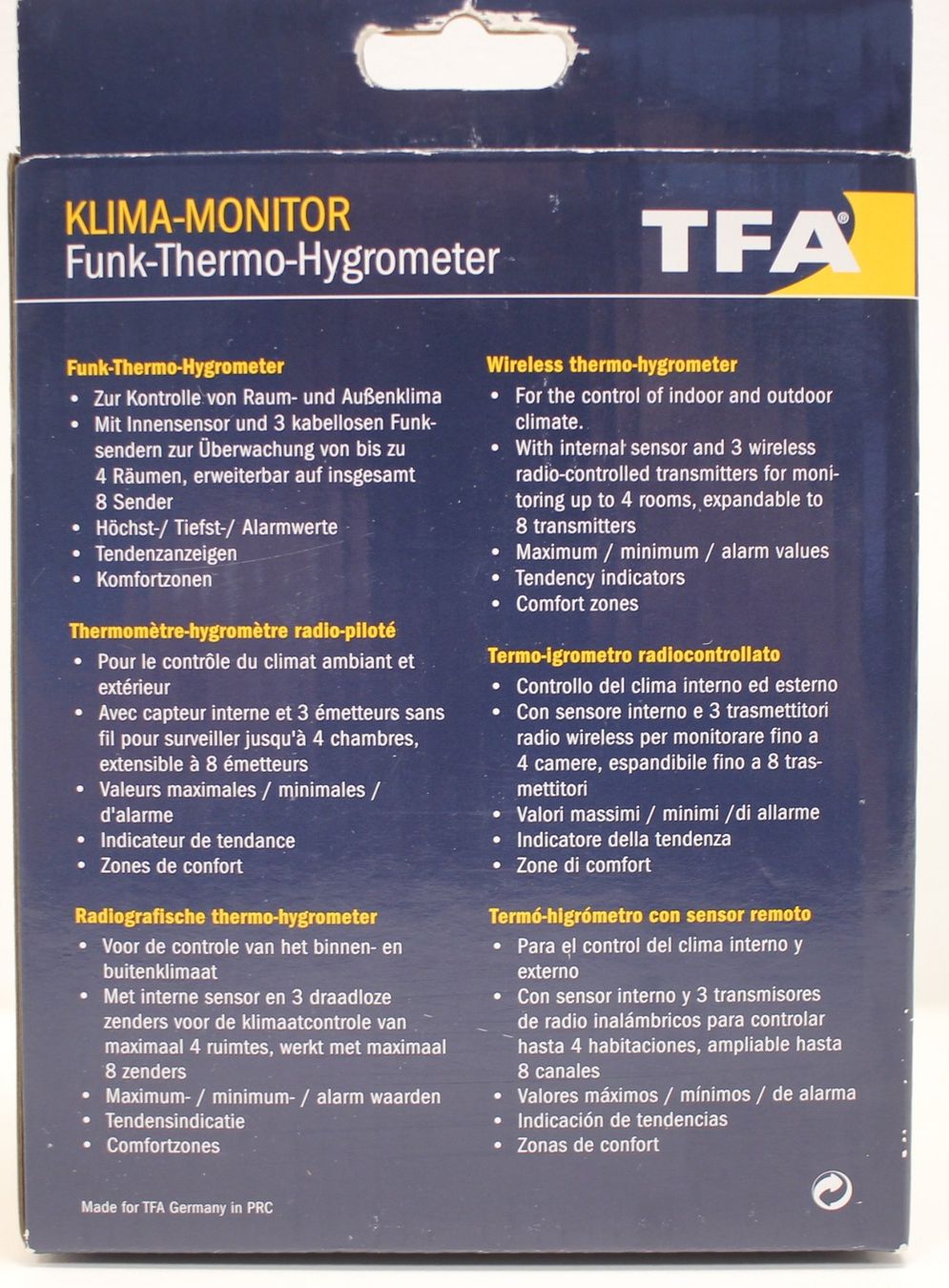 Altro per la casa: TFA Dostmann Funk-Thermo-Hygrometer – Nuovo e nell'imballaggio originale da Kägiswil venduto da nick333 2