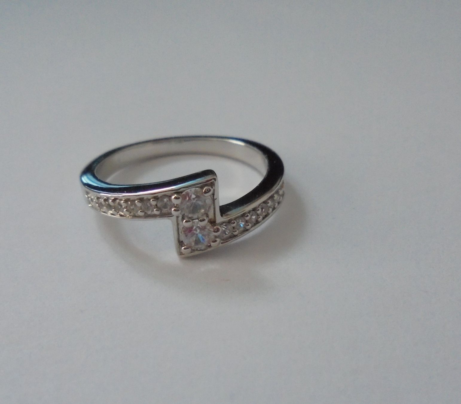 Anelli: Echtschmuck: Natürlicher echter Zirkon-Silberring 18/56 – Nuovo (secondo la descrizione) da Zuchwil venduto da maumauchi 7