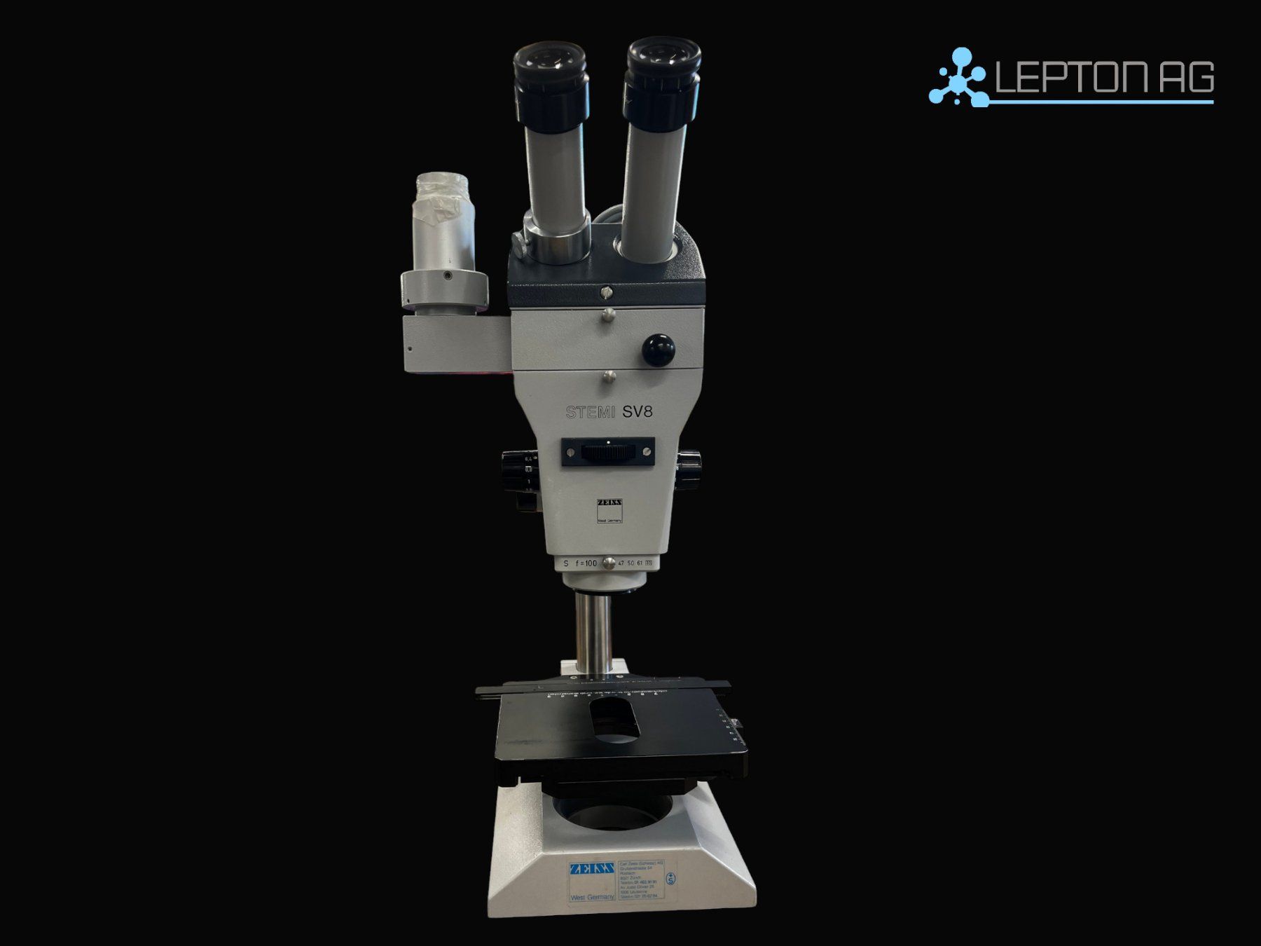 Accessori da laboratorio: Zeiss Stemi SV8 Stereomikroskop – Usato da Niederdorf venduto da LeptonAG_Labor 2