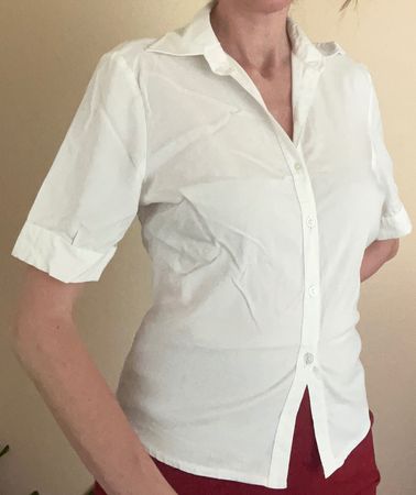 weisse Bluse, Grösse 40