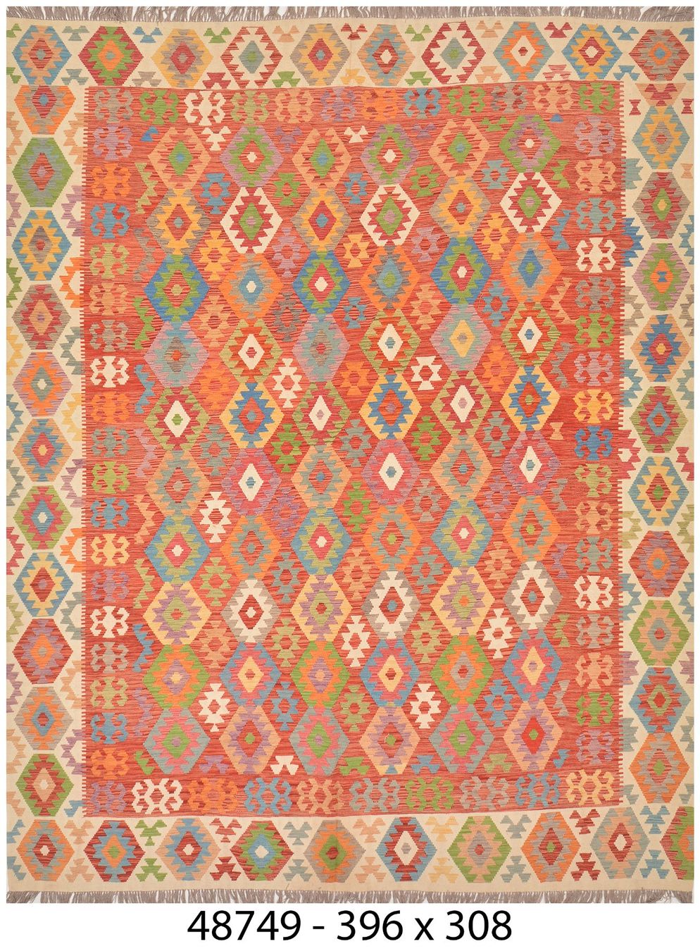 Kelim Tappeti: Oriente Kelim Teppich 400x300 cm – Nuovo e nell'imballaggio originale da Lahore venduto da Fairways79 5