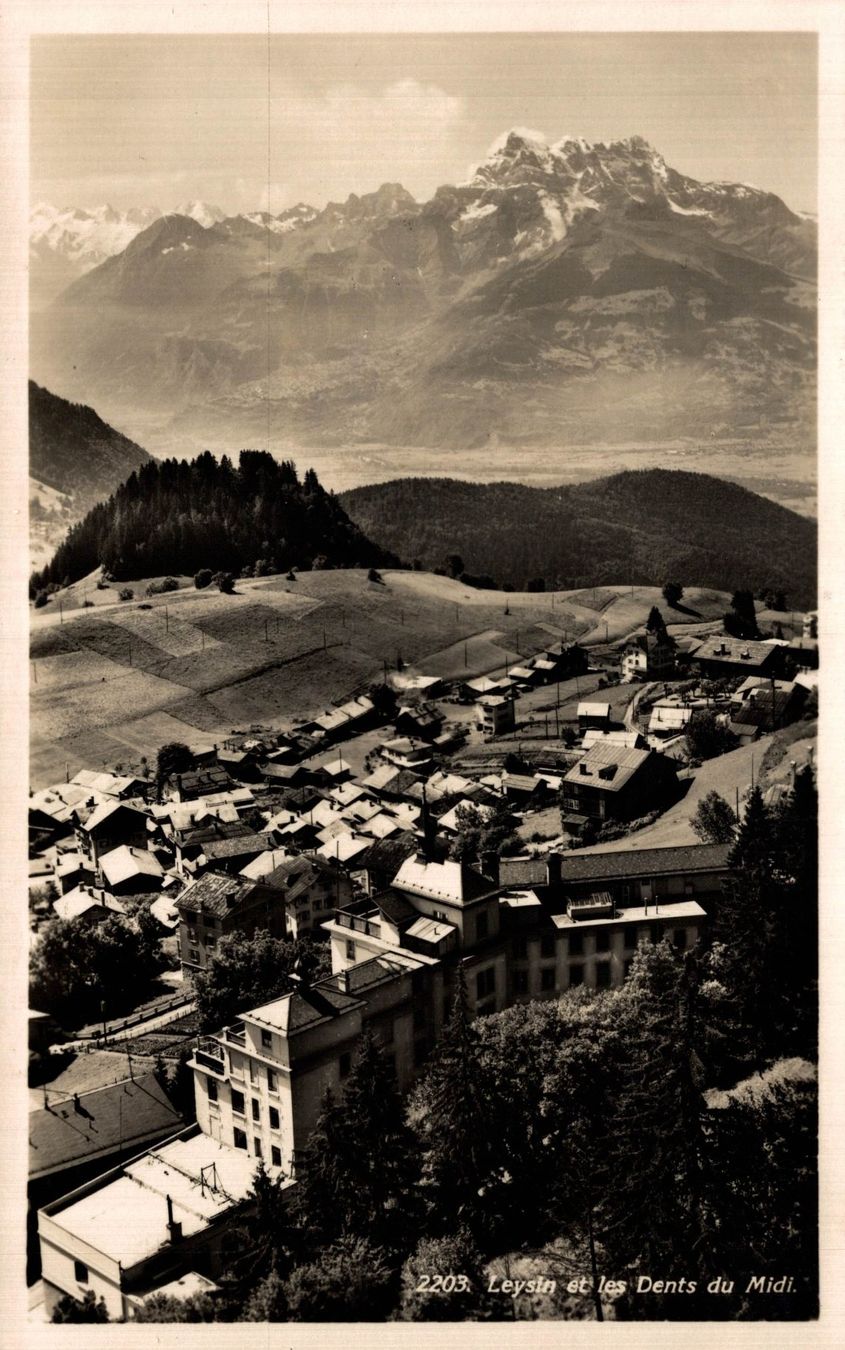 Cartoline postali: Leysin et les Dents du Midi – Usato da Bronschhofen venduto da Astore