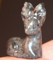 Deko Heilstein L-459 – Reh Kitz – Flame Stone – 25x30mm