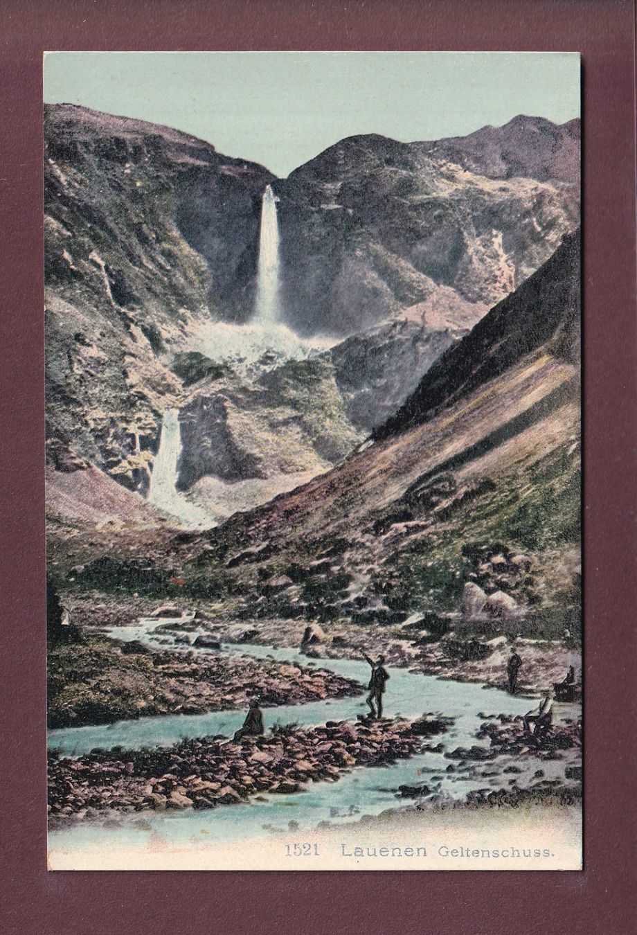 Cartoline postali: LAUENEN - Geltenschuss – Usato da Pully venduto da nicecards
