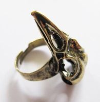 Taxidermy Ring Vogelschädel Bird Skull