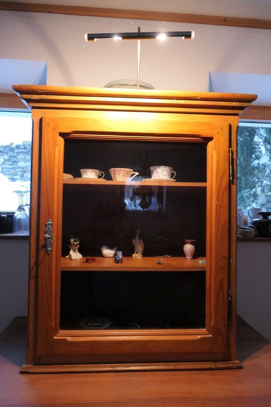 Vetrine: antike Glas-Vitrine mit Beleuchtung – Usato da Fürstenaubruck venduto da PizBeverin2018 3
