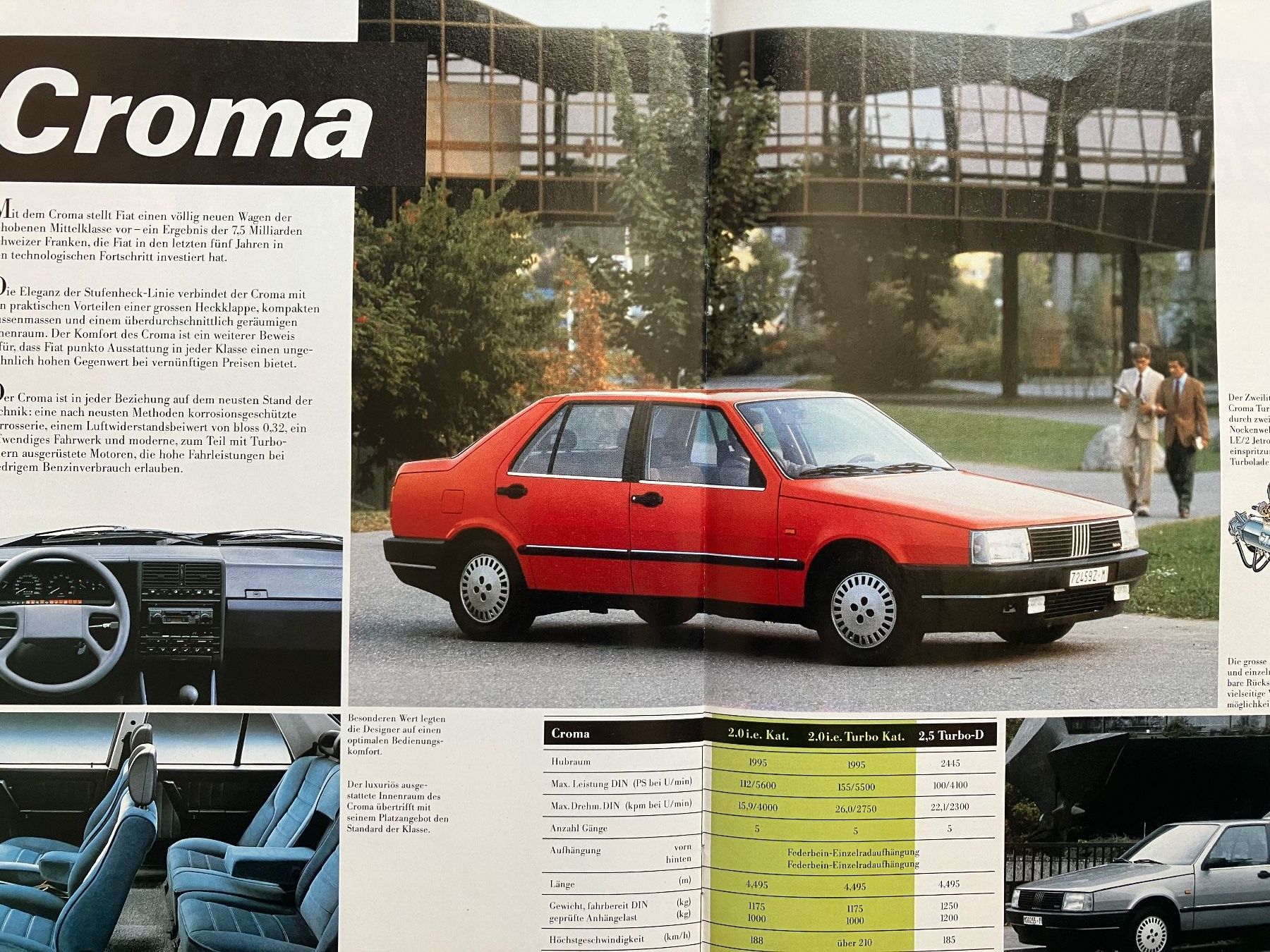 Fiat Automobili: Fiat Modelle 1986 - Original-Prospekt – Usato da Malans GR venduto da Chueche427 5