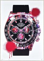 Death NYC Ltd Ed Pop Art Druck " Rolex Oyster Perpetual