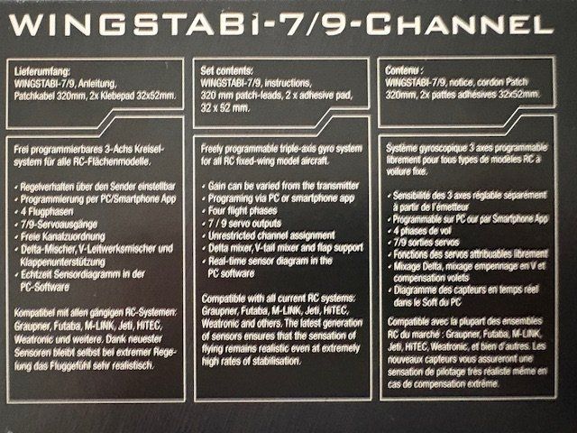 Multiplex RC Modellbau: Multiplex Wingstabi 7/9-Kanal, "5 5011 – Neu (gemäss Beschreibung) aus Würenlingen von Delfinli1 4