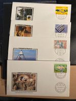 CH 1988 Satz Herbst Ereignisse Ortsstempel illustrierte FDC